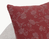 NV Rosecliff Burgundy Red Multiple Sizes 22x22 Throw Pillow (Set of 2) - Ornate Home