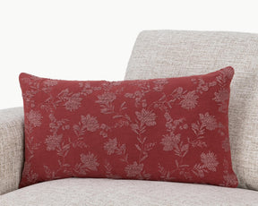 NV Rosecliff Burgundy Red Multiple Sizes Throw Pillow (Set of 2) - Ornate Home