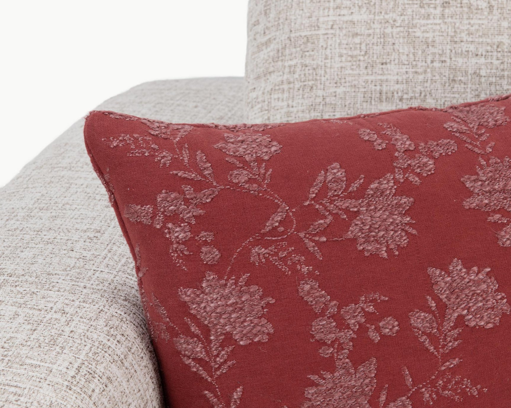 NV Rosecliff Burgundy Red Multiple Sizes Throw Pillow (Set of 2) - Ornate Home
