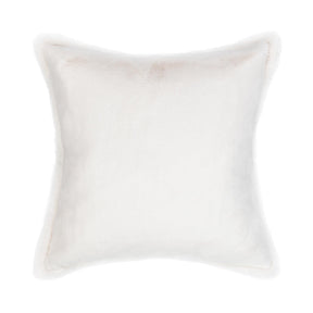 NV Taiga Ivory Faux Fur Multiple Sizes 22x22 Throw Pillow (Set of 2) - Ornate Home