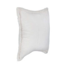 NV Taiga Ivory Faux Fur Multiple Sizes 22x22 Throw Pillow (Set of 2) - Ornate Home
