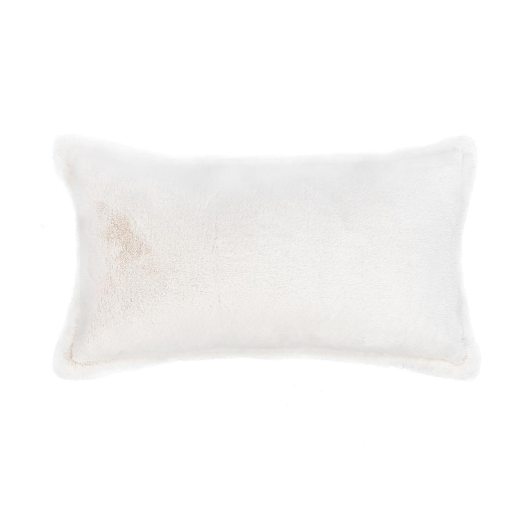 NV Taiga Ivory Faux Fur Multiple Sizes Throw Pillow (Set of 2) - Ornate Home