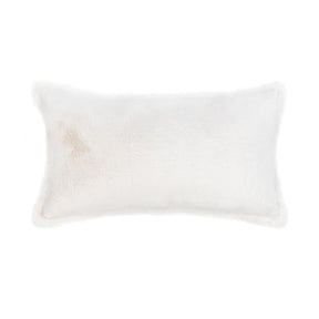 NV Taiga Ivory Faux Fur Multiple Sizes Throw Pillow (Set of 2) - Ornate Home