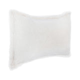 NV Taiga Ivory Faux Fur Multiple Sizes Throw Pillow (Set of 2) - Ornate Home