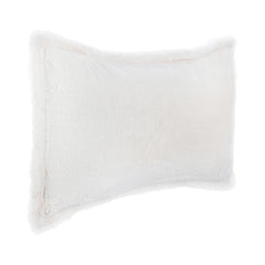 NV Taiga Ivory Faux Fur Multiple Sizes Throw Pillow (Set of 2) - Ornate Home