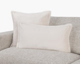NV Taiga Ivory Faux Fur Multiple Sizes Throw Pillow (Set of 2) - Ornate Home