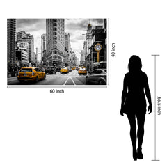 NYC Tempered Glass w / Foil Wall Art - Ornate Home