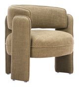 Naan Artichoke Green Accent Chair