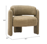 Naan Artichoke Green Accent Chair