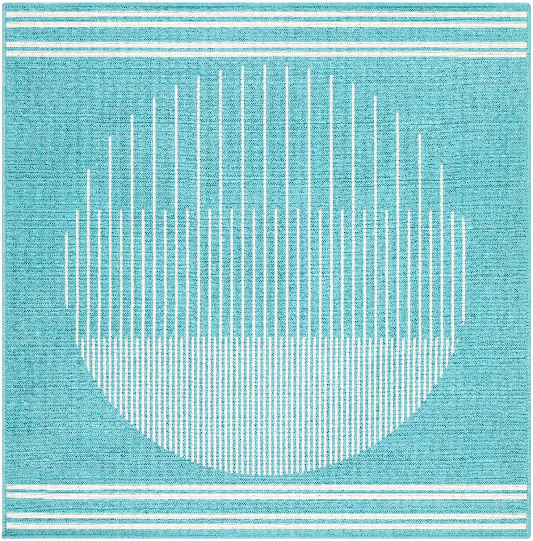 Nabil Aqua Outdoor Area Rug - Clearance - Ornate Home