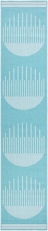 Nabil Aqua Outdoor Area Rug - Clearance - Ornate Home