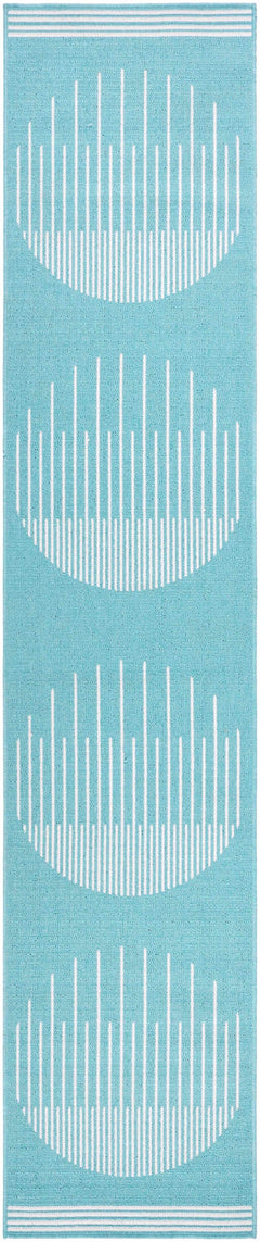 Nabil Aqua Outdoor Area Rug - Clearance - Ornate Home