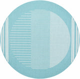 Nabil Aqua Outdoor Area Rug - Clearance - Ornate Home