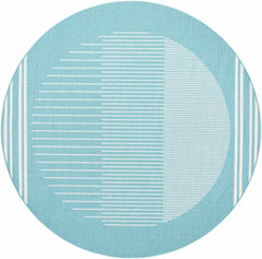 Nabil Aqua Outdoor Area Rug - Clearance - Ornate Home