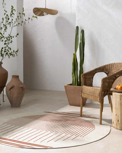 Nabil Cream Outdoor Area Rug - Clearance - Ornate Home