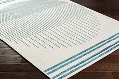 Nabil Slate Blue Outdoor Area Rug - Clearance - Ornate Home