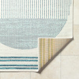 Nabil Slate Blue Outdoor Area Rug - Clearance - Ornate Home
