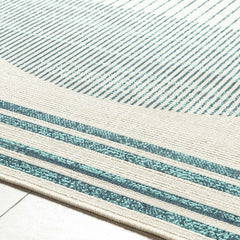 Nabil Slate Blue Outdoor Area Rug - Clearance - Ornate Home