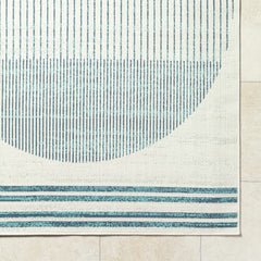 Nabil Slate Blue Outdoor Area Rug - Clearance - Ornate Home