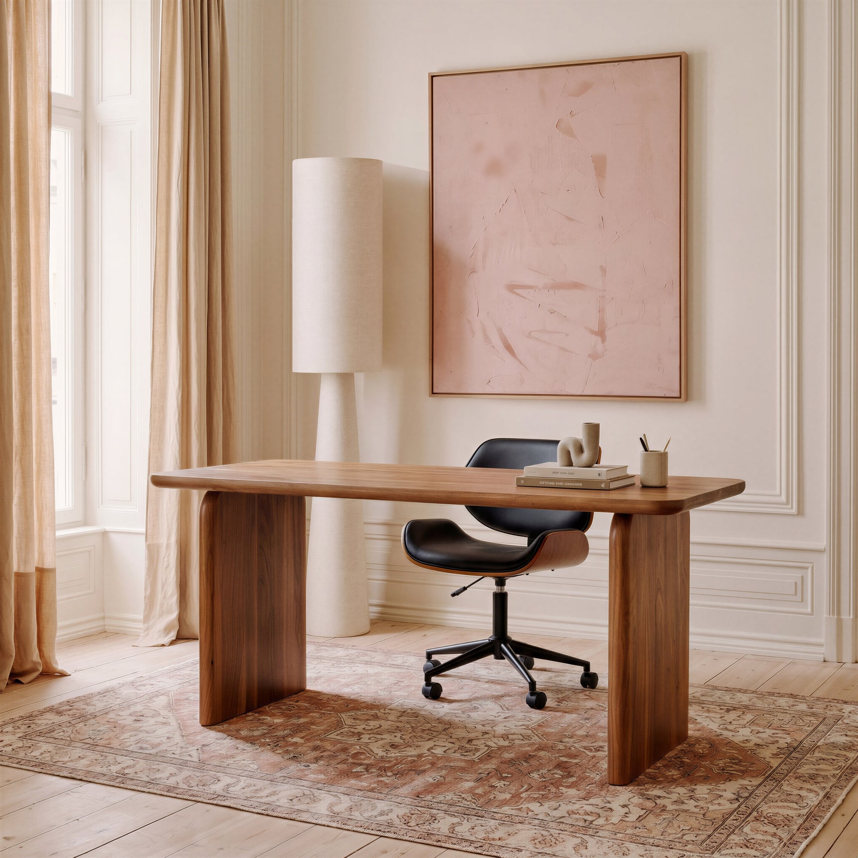 Naboo Walnut Desk - Ornate Home