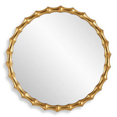 Nacala Gold Round Mirror - Ornate Home