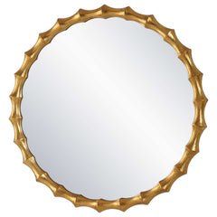 Nacala Gold Round Mirror - Ornate Home