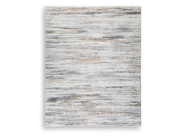 Nace Gray/Brown/White Memory Foam Large Rug - Ornate Home
