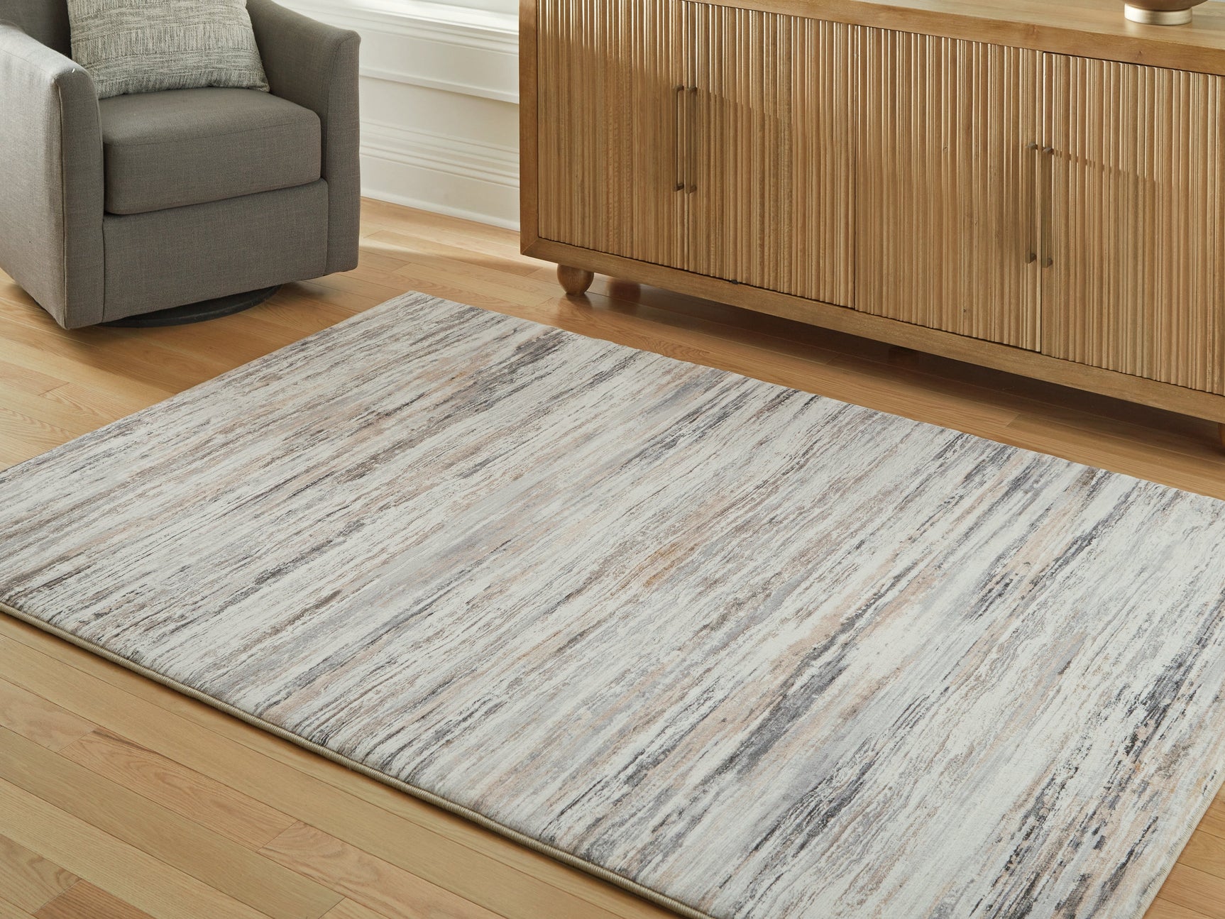 Nace Gray/Brown/White Memory Foam Medium Rug (Online Special Price) - Ornate Home