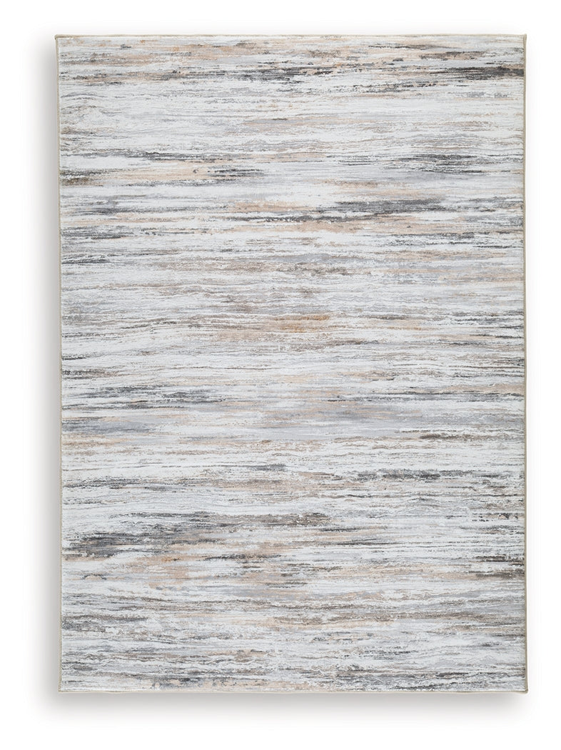 Nace Gray/Brown/White Memory Foam Medium Rug - Ornate Home