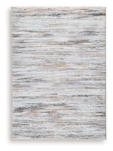 Nace Gray/Brown/White Memory Foam Medium Rug - Ornate Home