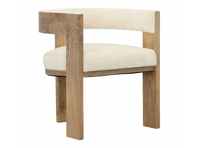 Nadia Cream/Natural Dining Chair - Ornate Home