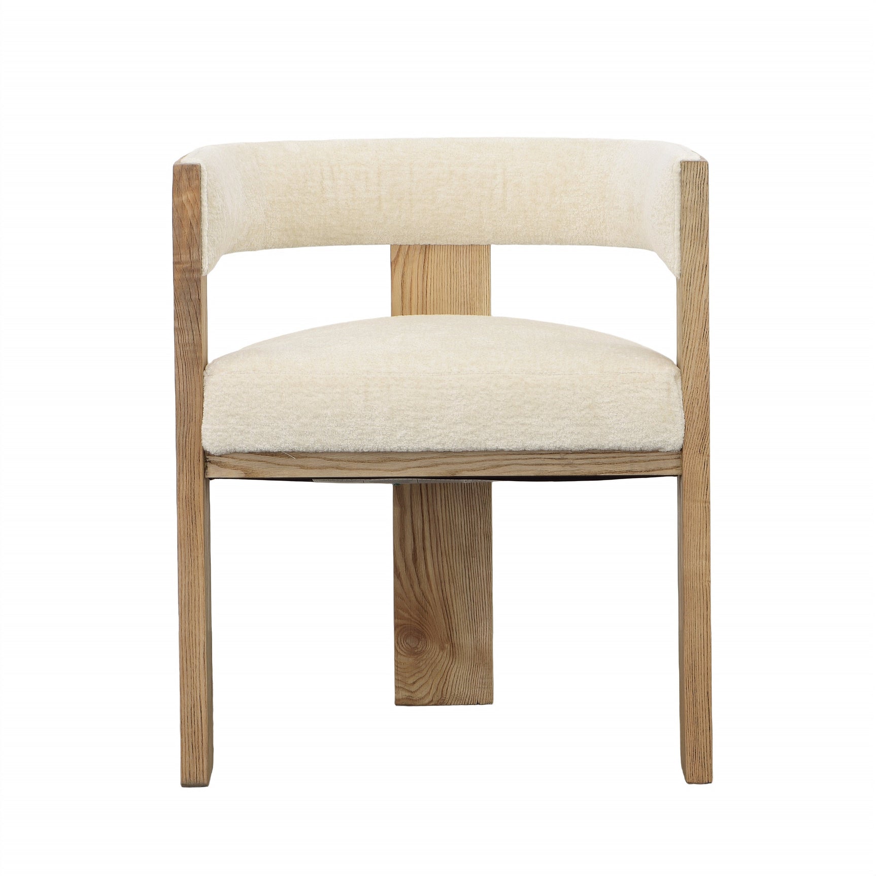 Nadia Cream/Natural Dining Chair - Ornate Home