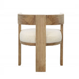 Nadia Cream/Natural Dining Chair - Ornate Home