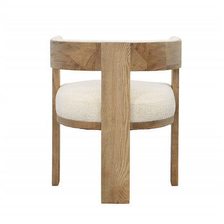 Nadia Cream/Natural Dining Chair - Ornate Home