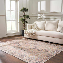 Nadia Dust Pink Area Rug - Clearance - Ornate Home