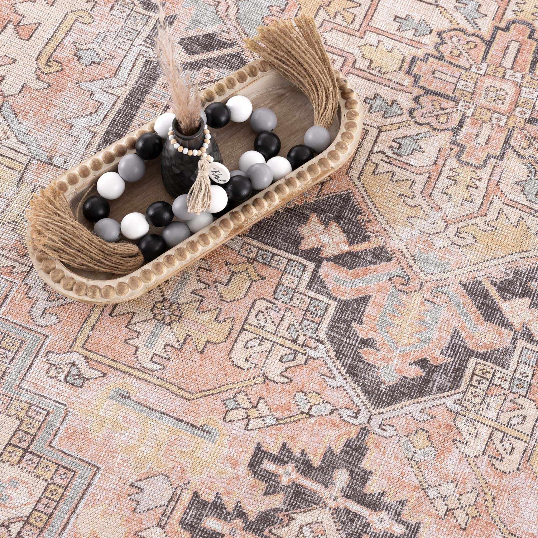 Nadia Dust Pink Area Rug - Clearance - Ornate Home