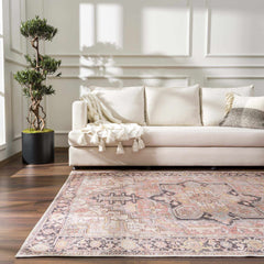 Nadia Dust Pink Area Rug - Clearance - Ornate Home