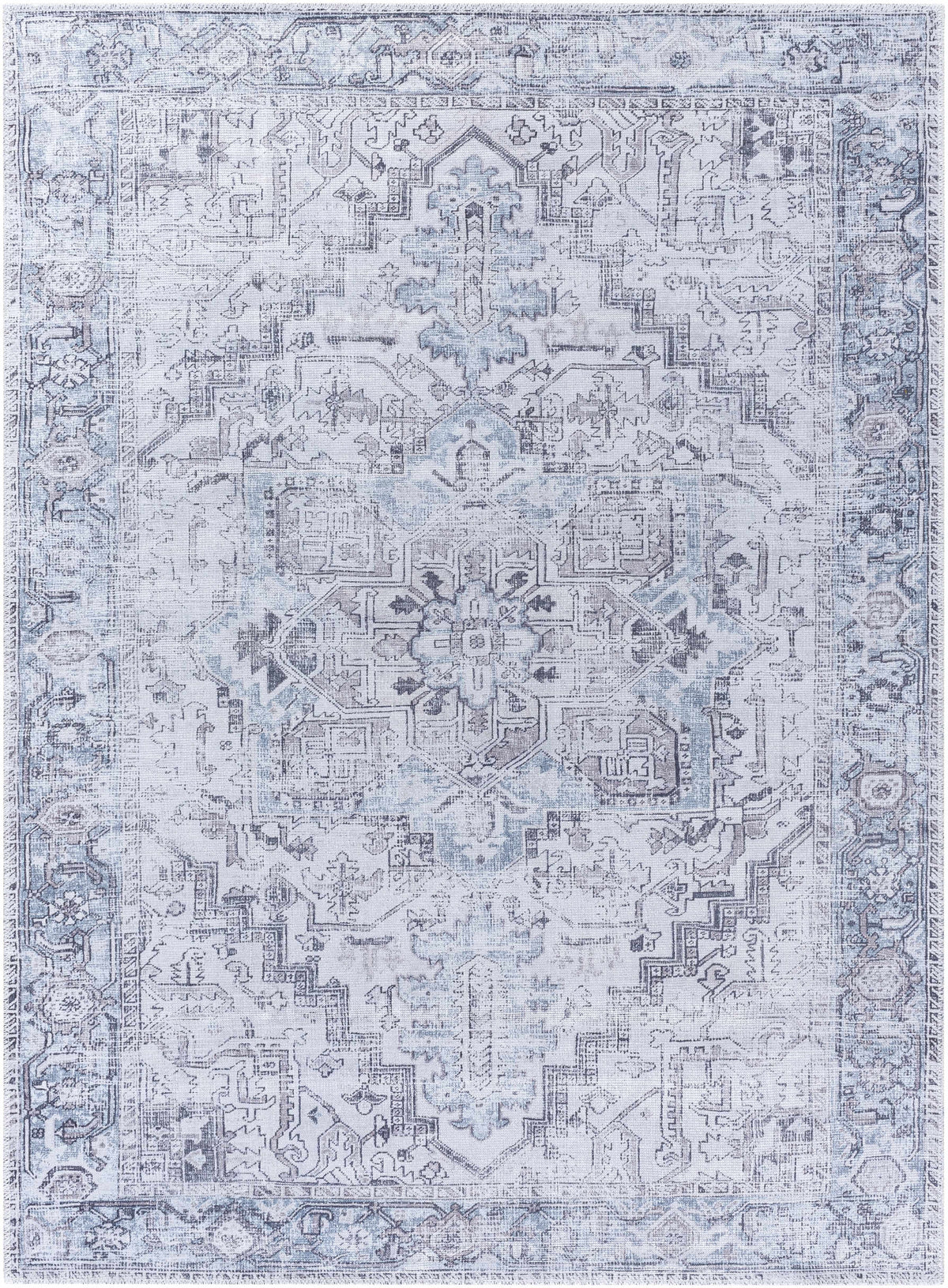Nadia Silver Gray Area Rug - Clearance - Ornate Home
