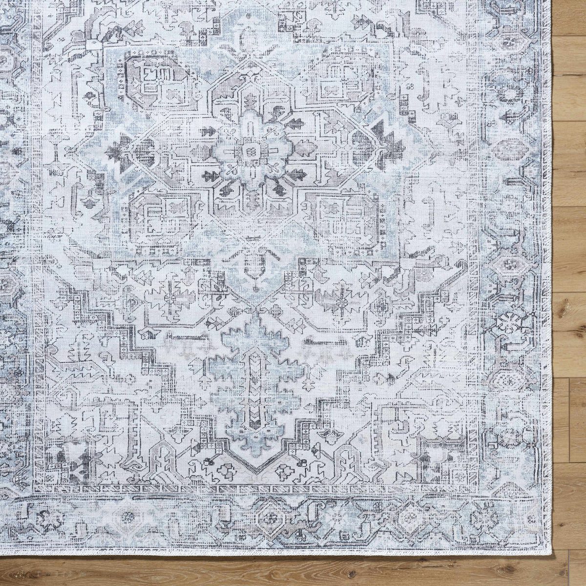 Nadia Silver Gray Area Rug - Clearance - Ornate Home