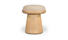Nadia Textured Oat Swivel Accent Stool - Ornate Home