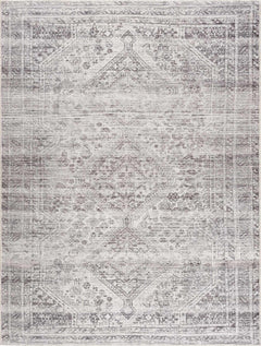 Nadie Blue Gray Medallion Area Rug - Clearance - Ornate Home
