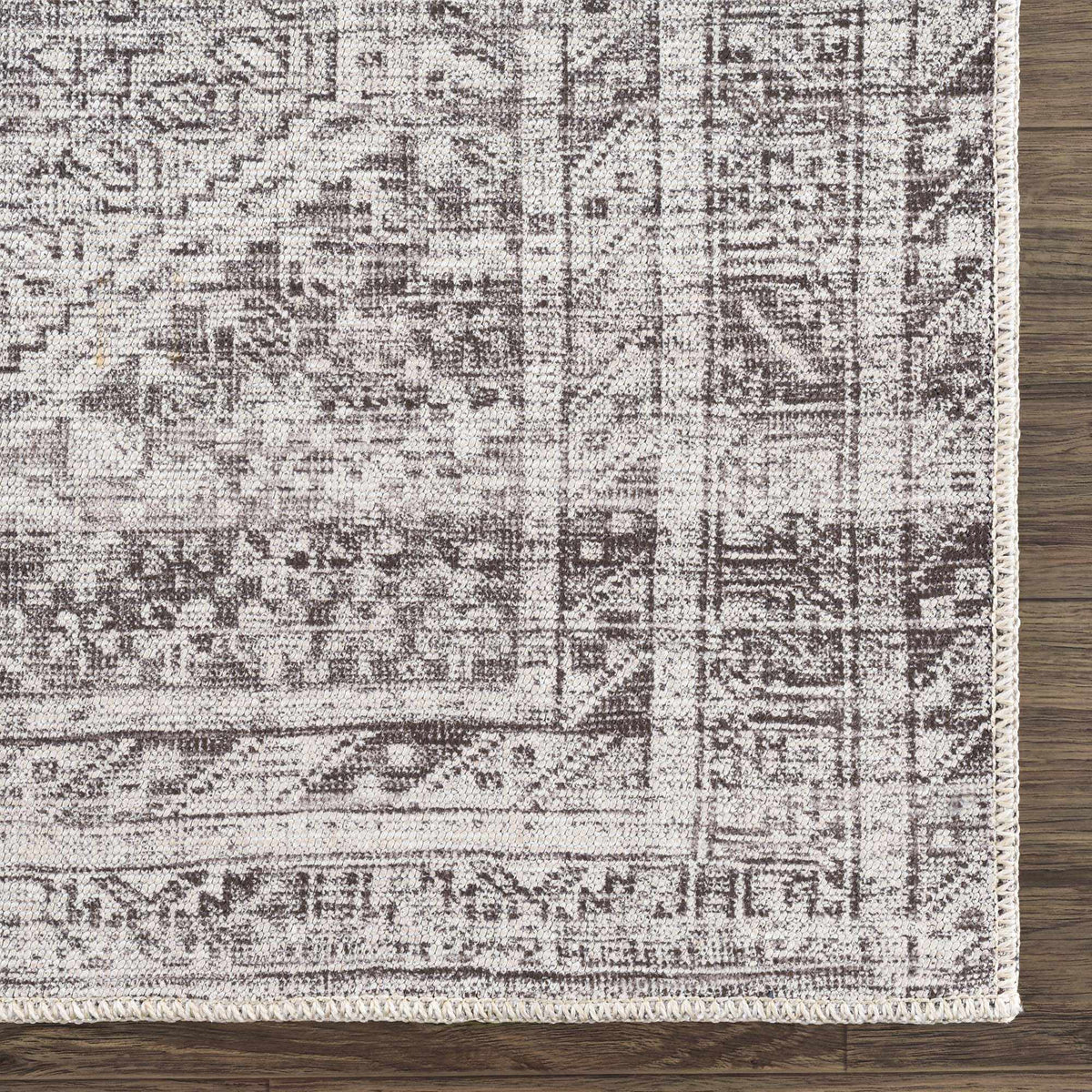 Nadie Blue Gray Medallion Area Rug - Clearance - Ornate Home
