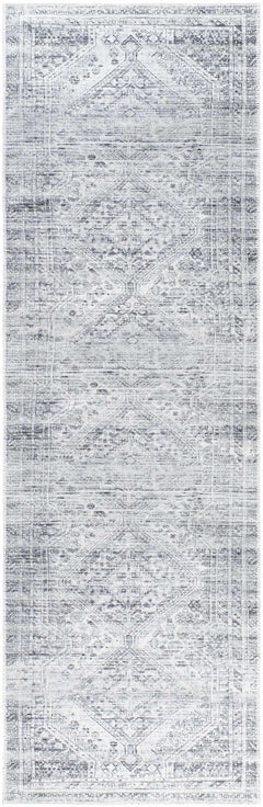 Nadie Blue Gray Medallion Area Rug - Clearance - Ornate Home