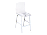 Nadie Counter Height Chair in Chrome (Set of 2) - Ornate Home