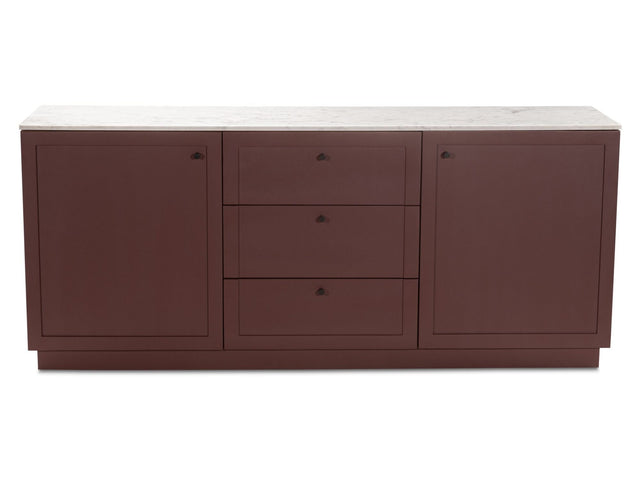 Nadine Deep Burgundy Sideboard - Ornate Home
