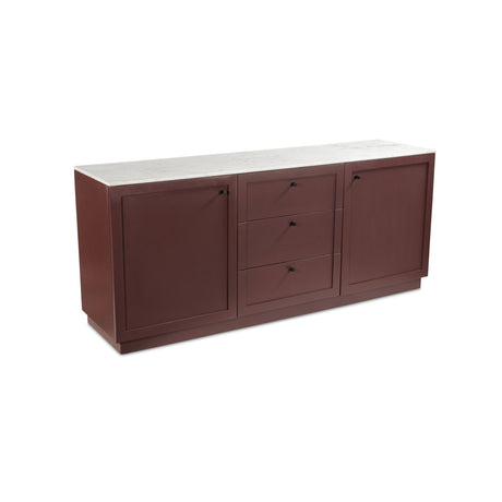 Nadine Deep Burgundy Sideboard - Ornate Home