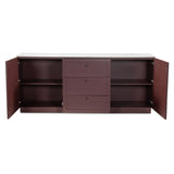 Nadine Deep Burgundy Sideboard - Ornate Home