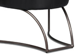 Nagel Black Distilled Leather Chair - Ornate Home