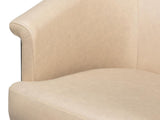 Nagel White Distilled Leather Chair - Ornate Home