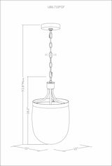 Nagsaing Ceiling Light - Clearance - Ornate Home